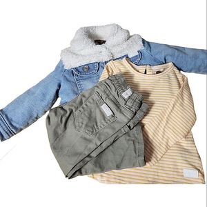 Baby Girl 7 For All Mankind 3Pc Set Size 12 Months